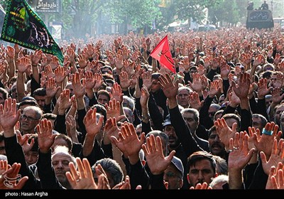 دسته عزاداری &#171;یوم الزینب&#187; در زنجان