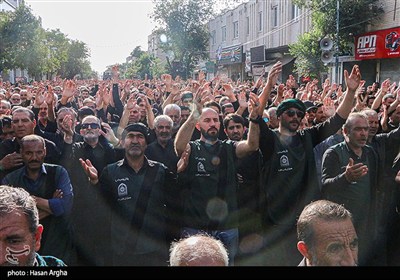 دسته عزاداری &#171;یوم الزینب&#187; در زنجان