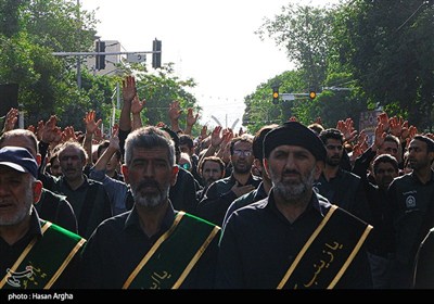 دسته عزاداری &#171;یوم الزینب&#187; در زنجان