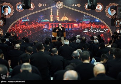 عزاداری روز عاشورا در هیئت محبان الفاطمه (س)