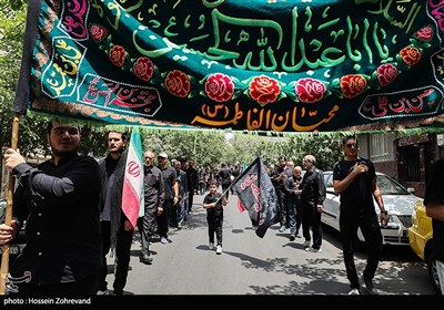 عزاداری روز عاشورا در هیئت محبان الفاطمه (س)