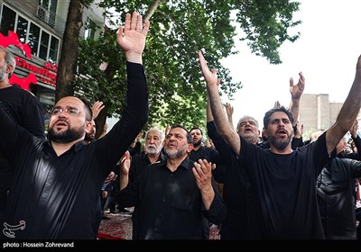 عزاداری روز عاشورا در هیئت محبان الفاطمه (س)