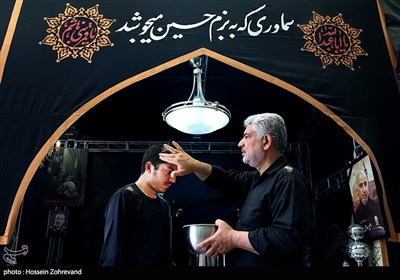 عزاداری روز عاشورا در هیئت محبان الفاطمه (س)