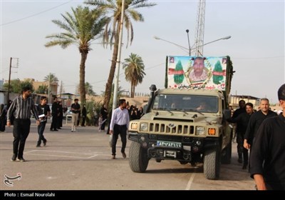 تشییع سرباز شهید امیرعلی کاربخش در راور