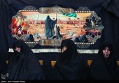 مراسم روضه اباعبدالله الحسین (ع)در خانه تاریخی نبوی قزوین