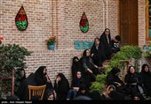 مراسم روضه اباعبدالله الحسین (ع)در خانه تاریخی نبوی قزوین