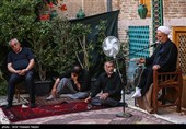 مراسم روضه اباعبدالله الحسین (ع)در خانه تاریخی نبوی قزوین