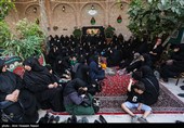 مراسم روضه اباعبدالله الحسین (ع)در خانه تاریخی نبوی قزوین
