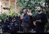 مراسم روضه اباعبدالله الحسین (ع)در خانه تاریخی نبوی قزوین