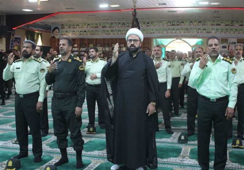 عزاداری شهادت امام سجاد(ع) در ستاد فرماندهی انتظامی خراسان‌ جنوبی+تصویر