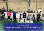 قهرمانی تیم فوتسال شرکت صنایع پتروشیمی کرمانشاه در مسابقات کارگری استان