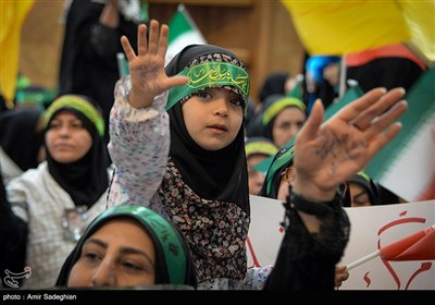 اجتماع بزرگ زینبیون در حرم مطهر حضرت شاهچراغ (ع)