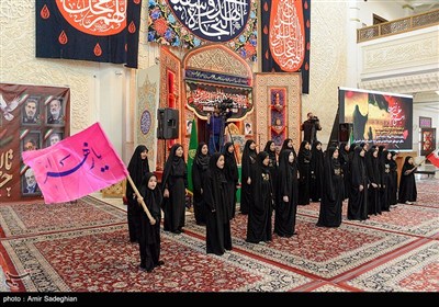 اجتماع بزرگ زینبیون در حرم مطهر حضرت شاهچراغ (ع)