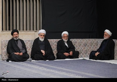 آخرین شب مراسم عزاداری محرم در حسینیه امام خمینی(ره)