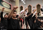 آخرین شب مراسم عزاداری  محرم  در حسینیه امام خمینی(ره)