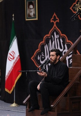 آخرین شب مراسم عزاداری محرم در حسینیه امام خمینی(ره)