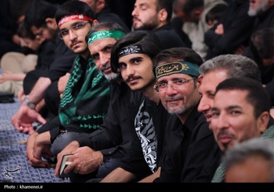 آخرین شب مراسم عزاداری محرم در حسینیه امام خمینی(ره)