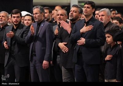 آخرین شب مراسم عزاداری محرم در حسینیه امام خمینی(ره)