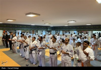 عزاداری هیئت کاراته شهرستان بیرجند در سوگ اباعبدالله الحسین(ع)