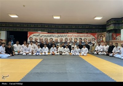 عزاداری هیئت کاراته شهرستان بیرجند در سوگ اباعبدالله الحسین(ع)