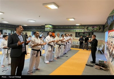 عزاداری هیئت کاراته شهرستان بیرجند در سوگ اباعبدالله الحسین(ع)