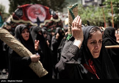 عزاداری کاروان بنی‌اسد در روز سوم شهات امام حسین(ع)