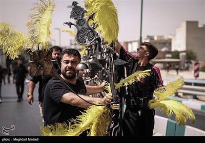 عزاداری کاروان بنی‌اسد در روز سوم شهات امام حسین(ع)