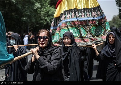 عزاداری کاروان بنی‌اسد در روز سوم شهات امام حسین(ع)