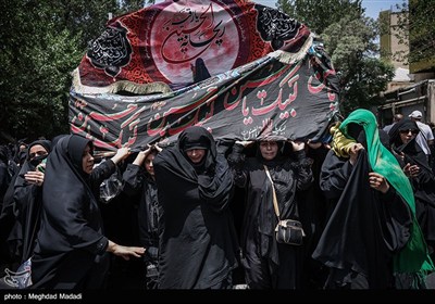 عزاداری کاروان بنی‌اسد در روز سوم شهات امام حسین(ع)