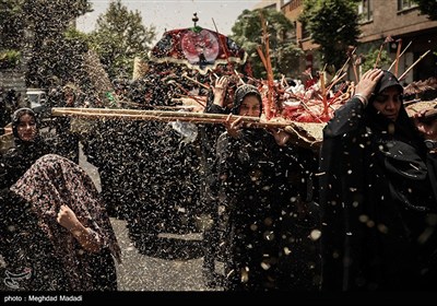 عزاداری کاروان بنی‌اسد در روز سوم شهات امام حسین(ع)