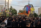 روایتی از حرکت کاروان نمادین اسرای کربلا در خیابانهای ورامین