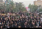 کاروان نمادین اسرای کربلا در خیابان‌های ورامین به حرکت درآمد