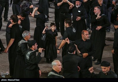 عزاداری سومین روز شهادت امام حسین(ع)در بازار تبریز