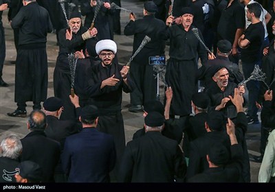 عزاداری سومین روز شهادت امام حسین(ع)در بازار تبریز