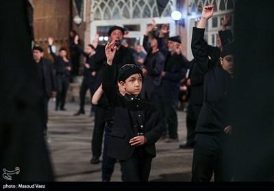عزاداری سومین روز شهادت امام حسین(ع)در بازار تبریز