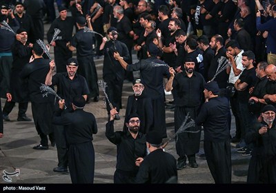 عزاداری سومین روز شهادت امام حسین(ع)در بازار تبریز
