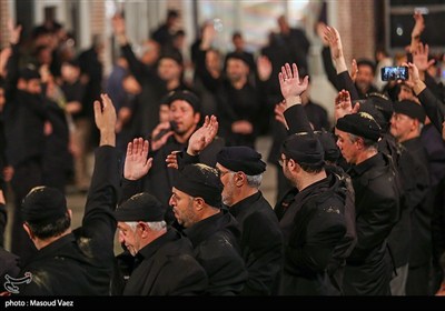 عزاداری سومین روز شهادت امام حسین(ع)در بازار تبریز