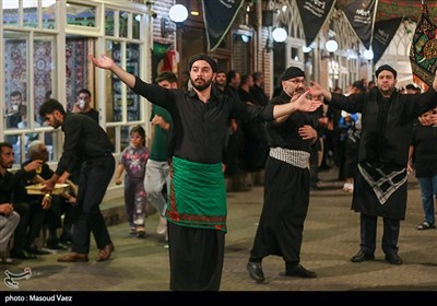 عزاداری سومین روز شهادت امام حسین(ع)در بازار تبریز