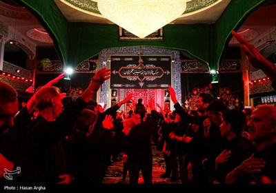 مراسم عزاداری محرم در حسینیه اعظم زنجان