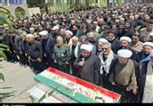 تشییع پیکر پاسدار شهید محمد فقیه منزه در صباشهر