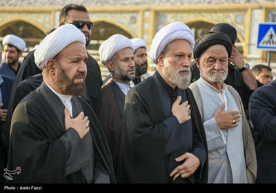 عزاداری سالروز دفن شهدا در جوار حضرت شاهچراغ(ع)