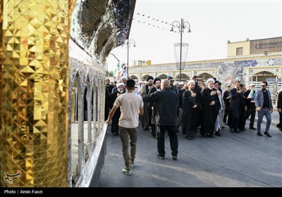 عزاداری سالروز دفن شهدا در جوار حضرت شاهچراغ(ع)