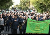 عزاداری سالروز دفن شهدا در جوار حضرت شاهچراغ(ع)