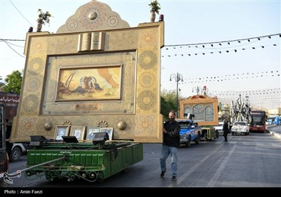 عزاداری سالروز دفن شهدا در جوار حضرت شاهچراغ(ع)