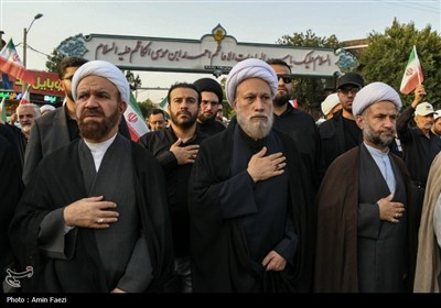 عزاداری سالروز دفن شهدا در جوار حضرت شاهچراغ(ع)