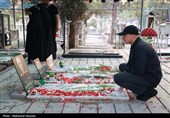 حضور سحرگاهی محمدباقر قالیباف بر مزار شهدای تهاجم رژیم صهیونیستی