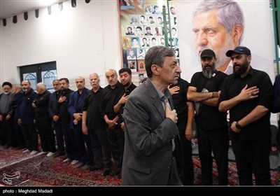  سید پرویز فتاح رئیس ستاد اجرایی فرمان امام در مراسم بزرگداشت سردار شهید محمدسعید ایزدی