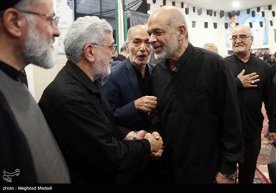 سردار احمد وحیدی مشاور فرمانده سپاه در مراسم بزرگداشت سردار شهید محمدسعید ایزدی