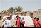 امدادرسانی هلال احمر به 320 نفر در سیل جنوب کرمان؛ 30 روستا درگیر سیلاب