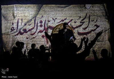 سوگواره عاشورایی در جوار شهدای گمنام دانشگاه شیراز